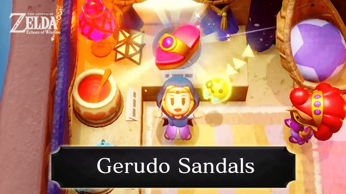 The Legend of Zelda Echoes of Wisdom (EoW) - Gerudo Sandals