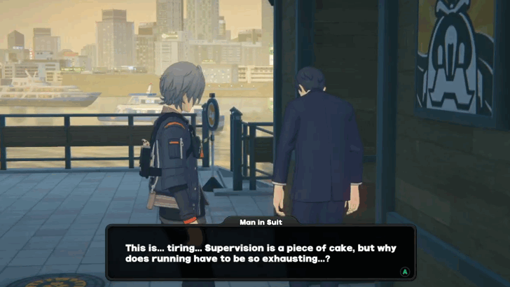 Find the Fleeing Man in the Suit