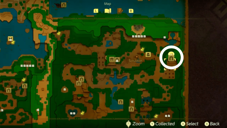 Spin Brace Map Location