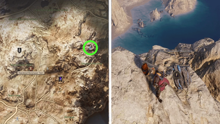 High Concentration Manastone Location