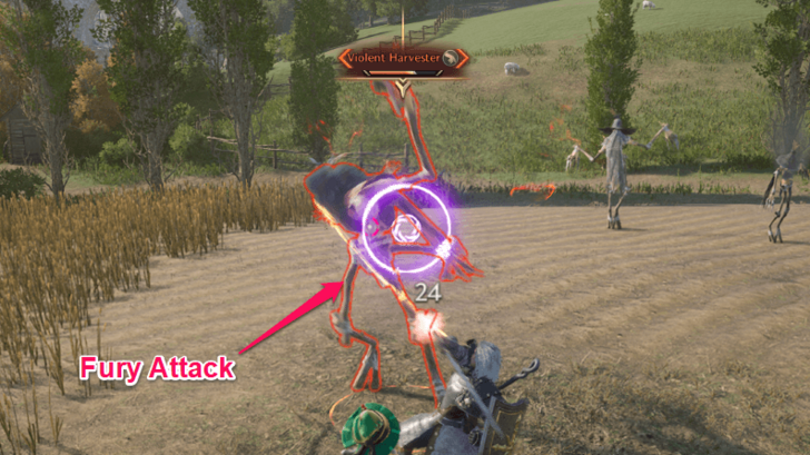 Throne and Liberty Fury Attack Circle