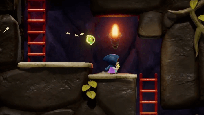 Head Down the Two Red Ladders