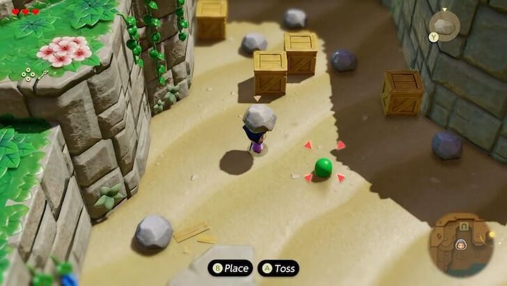 Zelda EoW - Throw Rock Zol