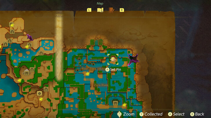 Might Crystal x2 (Chaos at River Zora Village) map location