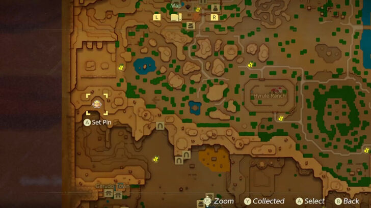 Might Crystal x2 (Stilled Northern Gerudo Desert) map location