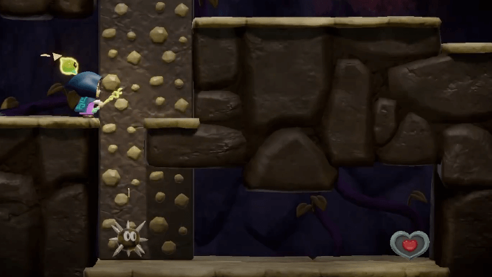 Drop the Sea Urchin Echo on Boxes to Get the Heart Piece