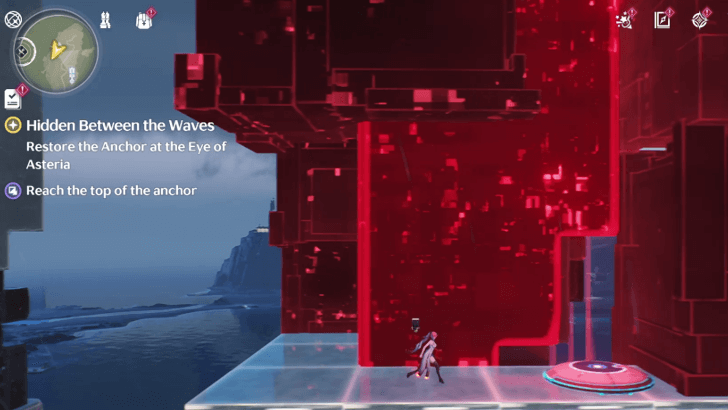 Wuthering Waves - Act 8 - Perspective change going up the anchor