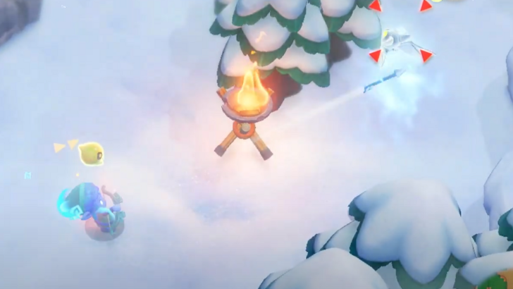 Shoot Ice Keese with Swordfighter Form