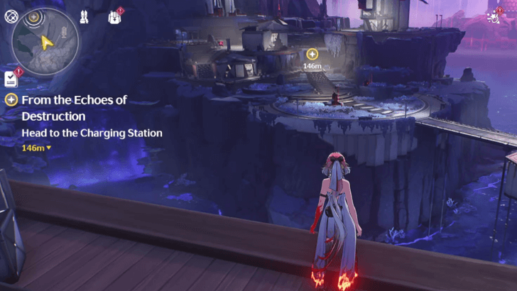 Wuthering Waves - Act 8 - Head to the charging station in the Black Shores