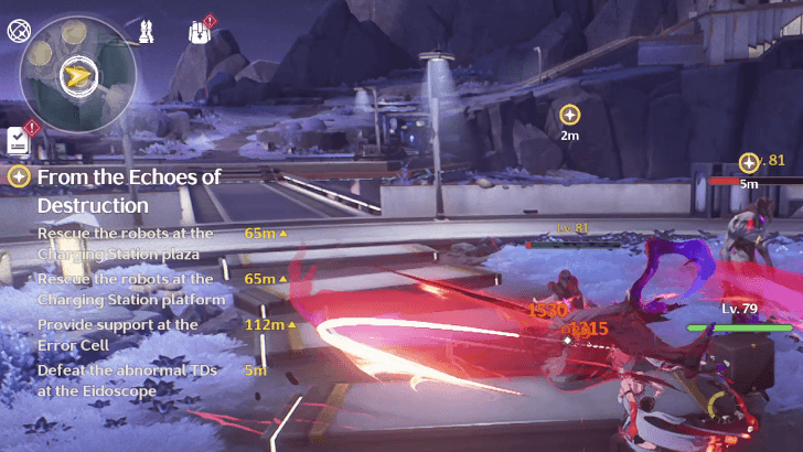 Wuthering Waves - Act 8 - From the Echoes of Destruction Part 2 - TD Charging Station Area 1