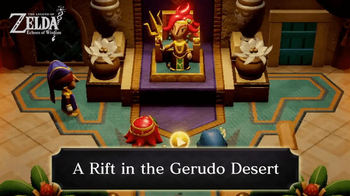 Zelda Echoes of Wisdom A Rift in Gerudo Desert Walkthrough