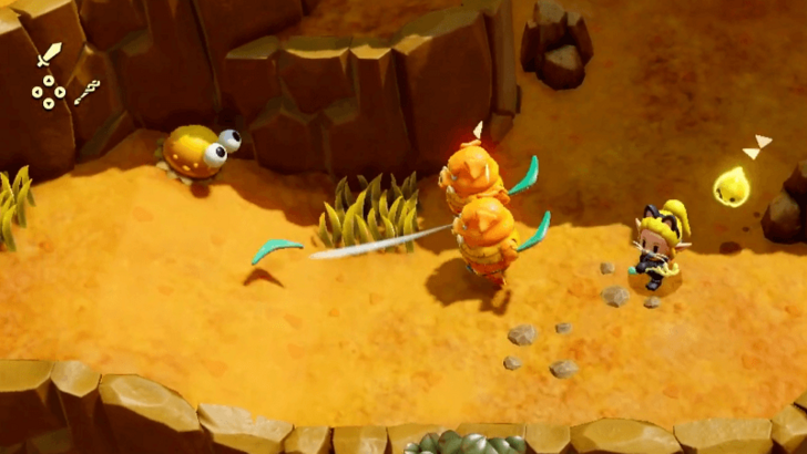 Boomerang Boarblin Against Mini-Moldorm