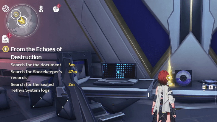 Wuthering Waves - Act 8 - Check Documents Around Modulating Hall