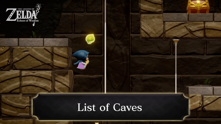 Zelda Echoes of Wisdom List of Caves