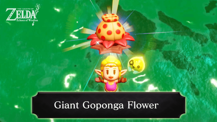The Legend of Zelda Echoes of Wisdom - Giant Goponga Flower