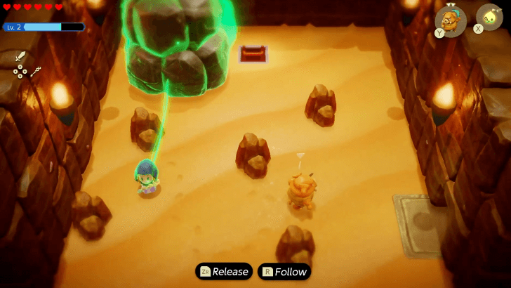 moving a boulder from ladder