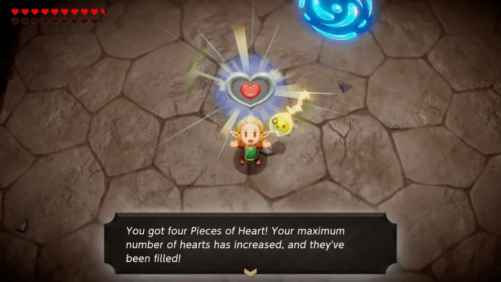 Heart Piece (A Mountainous Mystery) overworld location