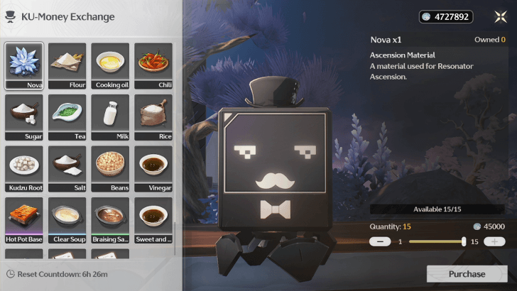 KU-Money Selling Nova