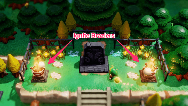 Zelda EoW - Graveyard Braziers