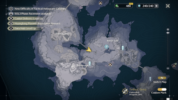 Amidst the Stars - Photos V and VI Map Location