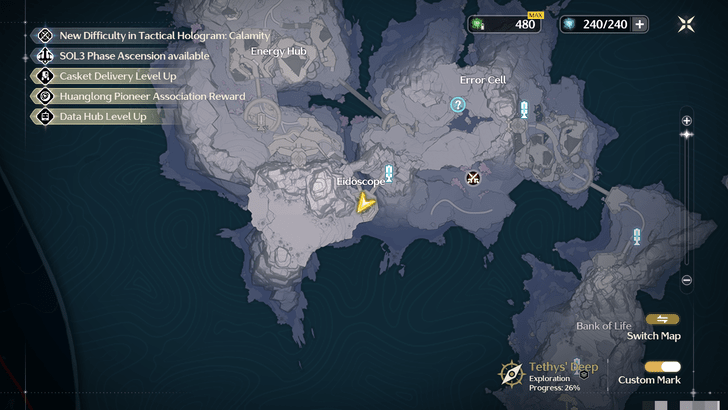 Find Shorekeeper in Eicoscope Map Location