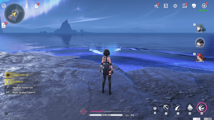 Water-Skiing Challenge in Tethys