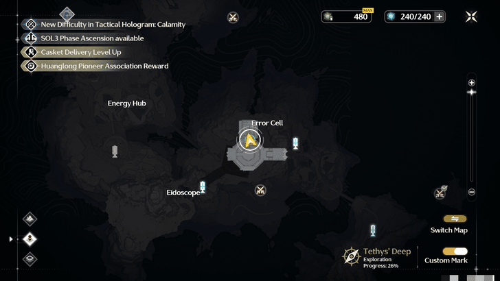 Boundary of Deduction Map Location