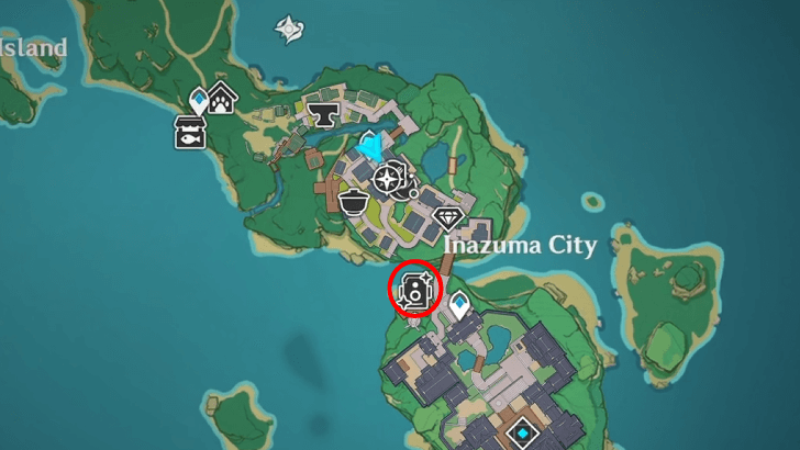 Genshin - Mementos of Teyvat Stage 5 Map Location