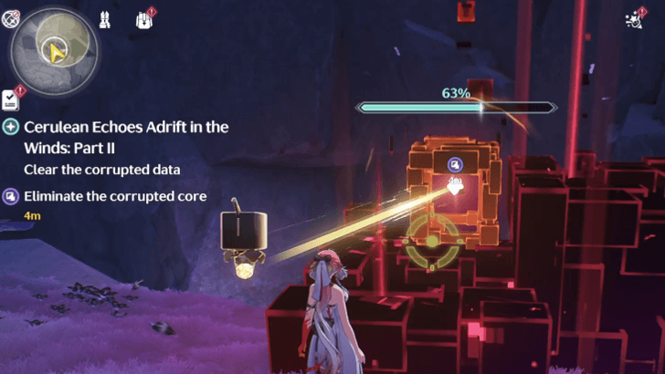 Wuthering Waves - Cerulean Echoes Adrift in the Winds (Part II) - Eliminate the second corrupted core