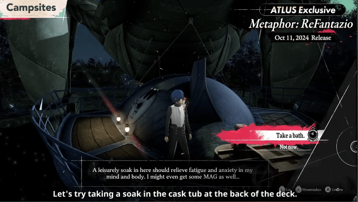 Metaphor ReFantazio Wait for Nighttime