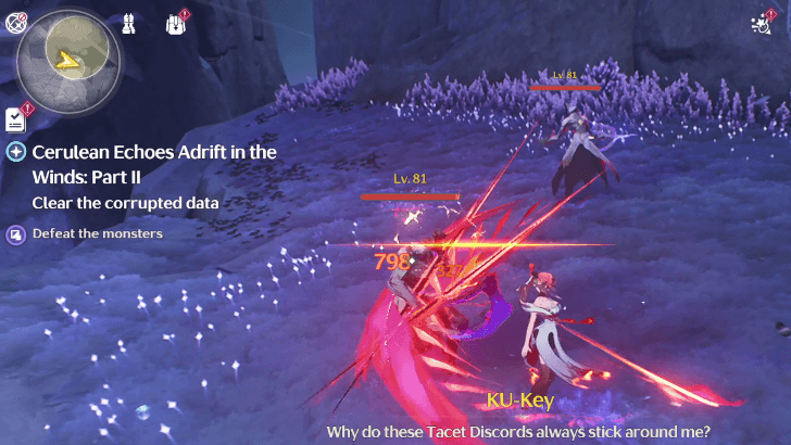 Wuthering Waves - Cerulean Echoes Adrift in the Winds (Part II) - Defeat the monsters