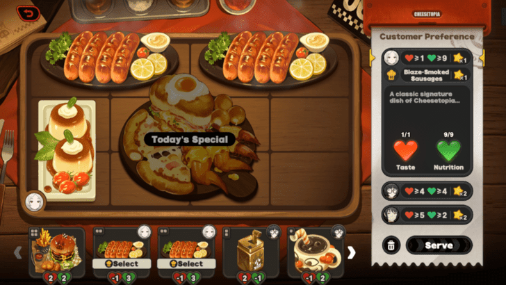 Cheesetopia Meal Combination Stage 15 Customer 1