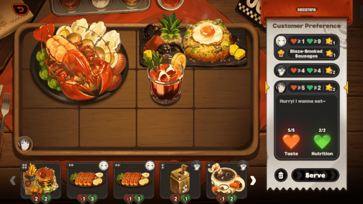 Cheesetopia Meal Combination Stage 15 Customer 3