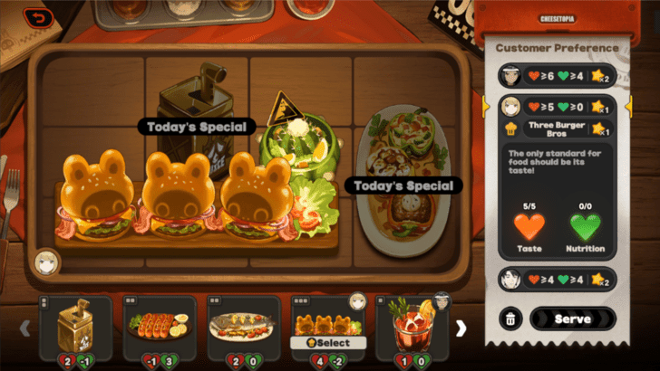 Cheesetopia Meal Combination Stage 16 Customer 2