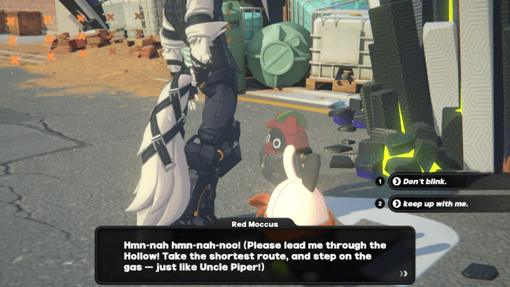 Go into the Hollow with Red Moccus