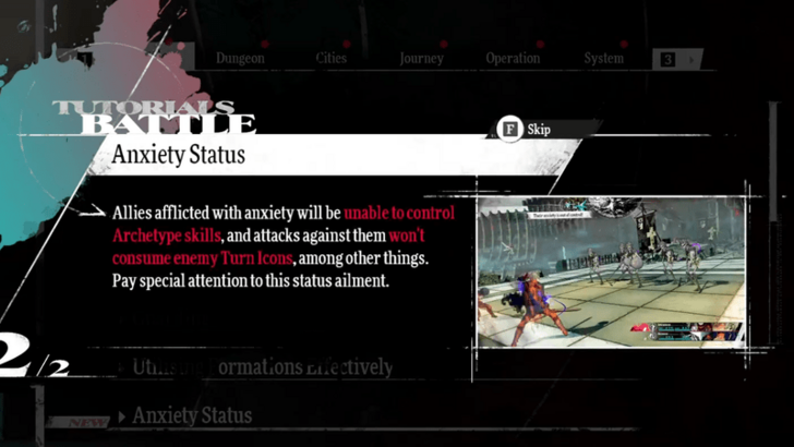 Metaphor ReFantazio - Anxiety Status Effect