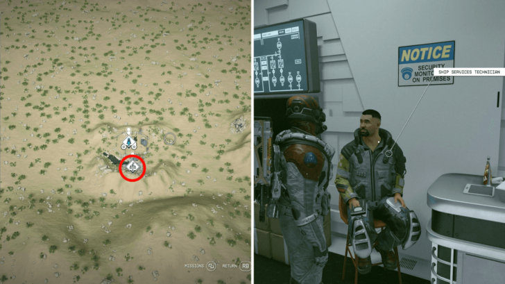 Starfield Ixyll II Eleos Retreat Technician