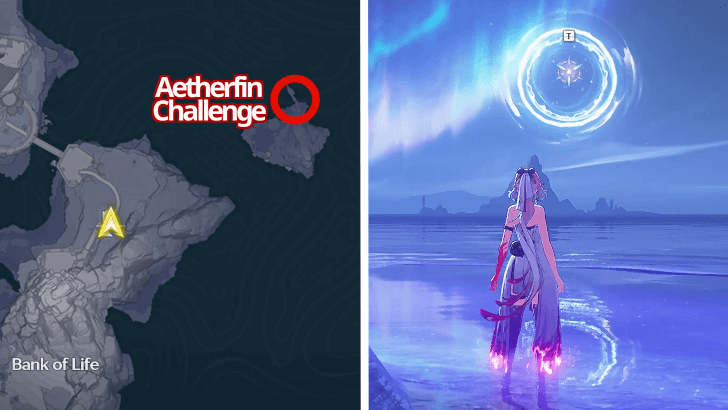 Wuthering Waves - Data Overdrive - Aetherfin Challenge to reach island