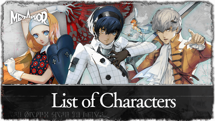 Metaphor ReFantazio - List of Characters