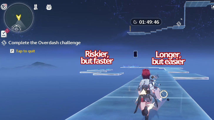 Wuthering Waves - Data Overdrive - Two Kinds of Routes in certain section of Overdash