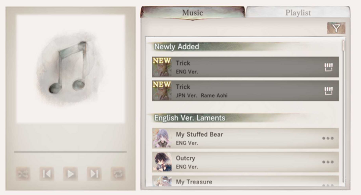 Music Player Tama Lament