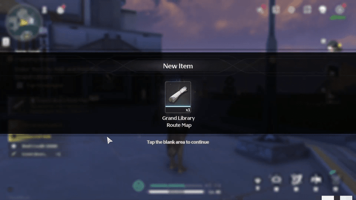 Grand Library Route Map Reward