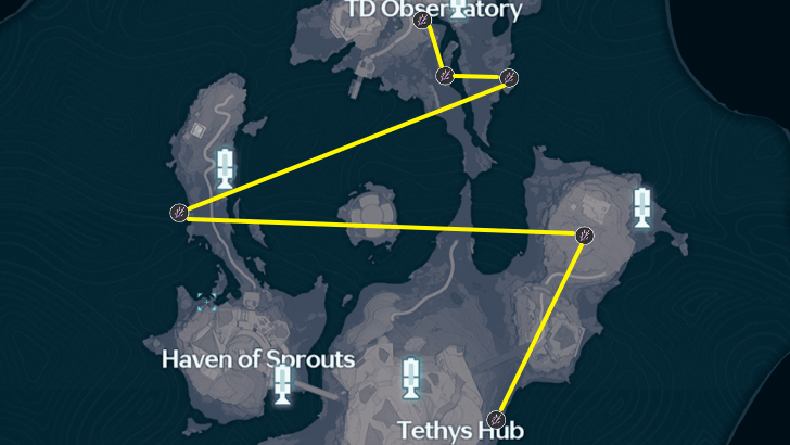 Wuthering Waves - Black Shores Violet Coral Farming Route