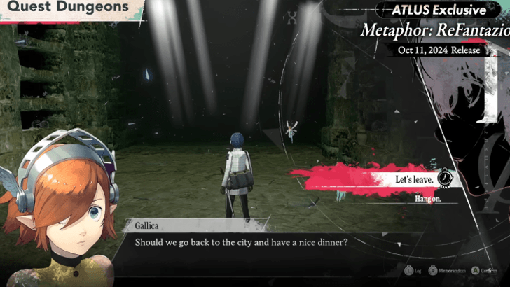 Metaphor ReFantazio Leave the Dungeon,