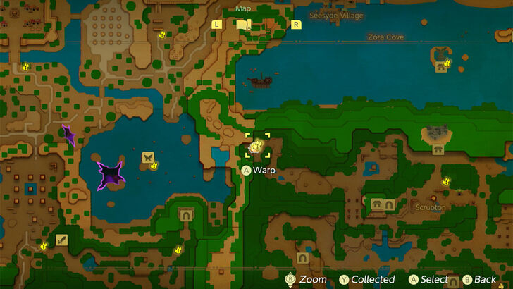 Waypoint map location