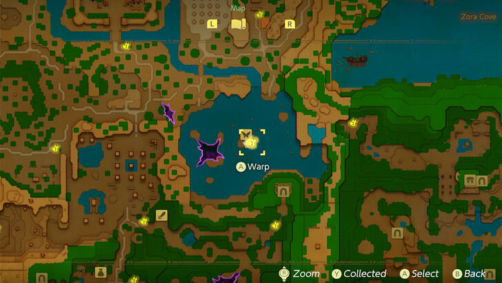 Great Fairy Shrine Waypoint map location