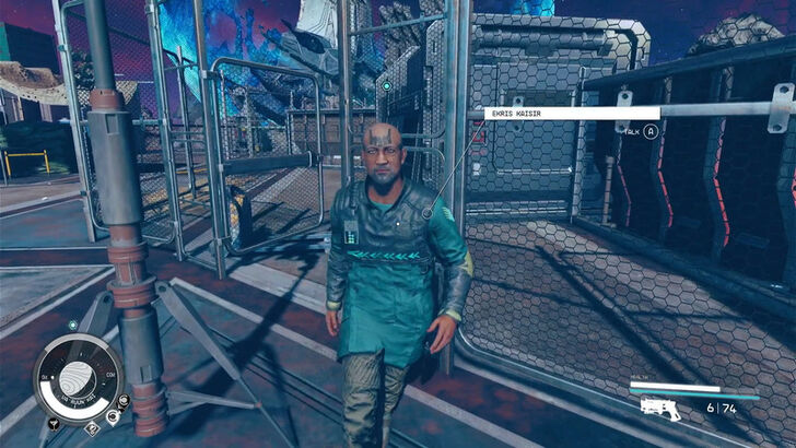 Starfield The Promised, Broken Talk to Ekris