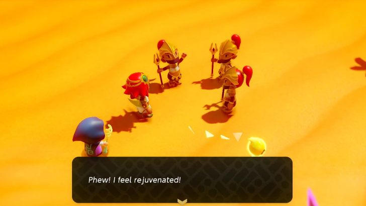 delivering the Cactus Smoothie to the soldiers