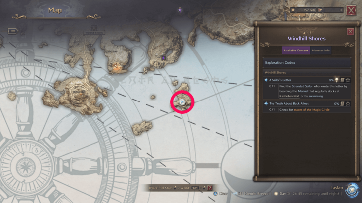 Throne and Liberty Stranded Sailor Map Location