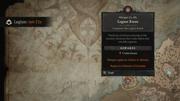 Diablo 4 - Legion Timer